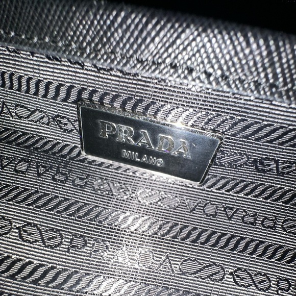 PRADA Tessuto Nylon Vela Studded Shoulder Bag - RARE 🖤⛓️ 100% authentic - Picture 5 of 12